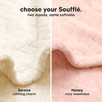 choose your Souffle - two moods, same softness (Serene: calming charm) and (Honey: cozy sweetness) 33526834725050