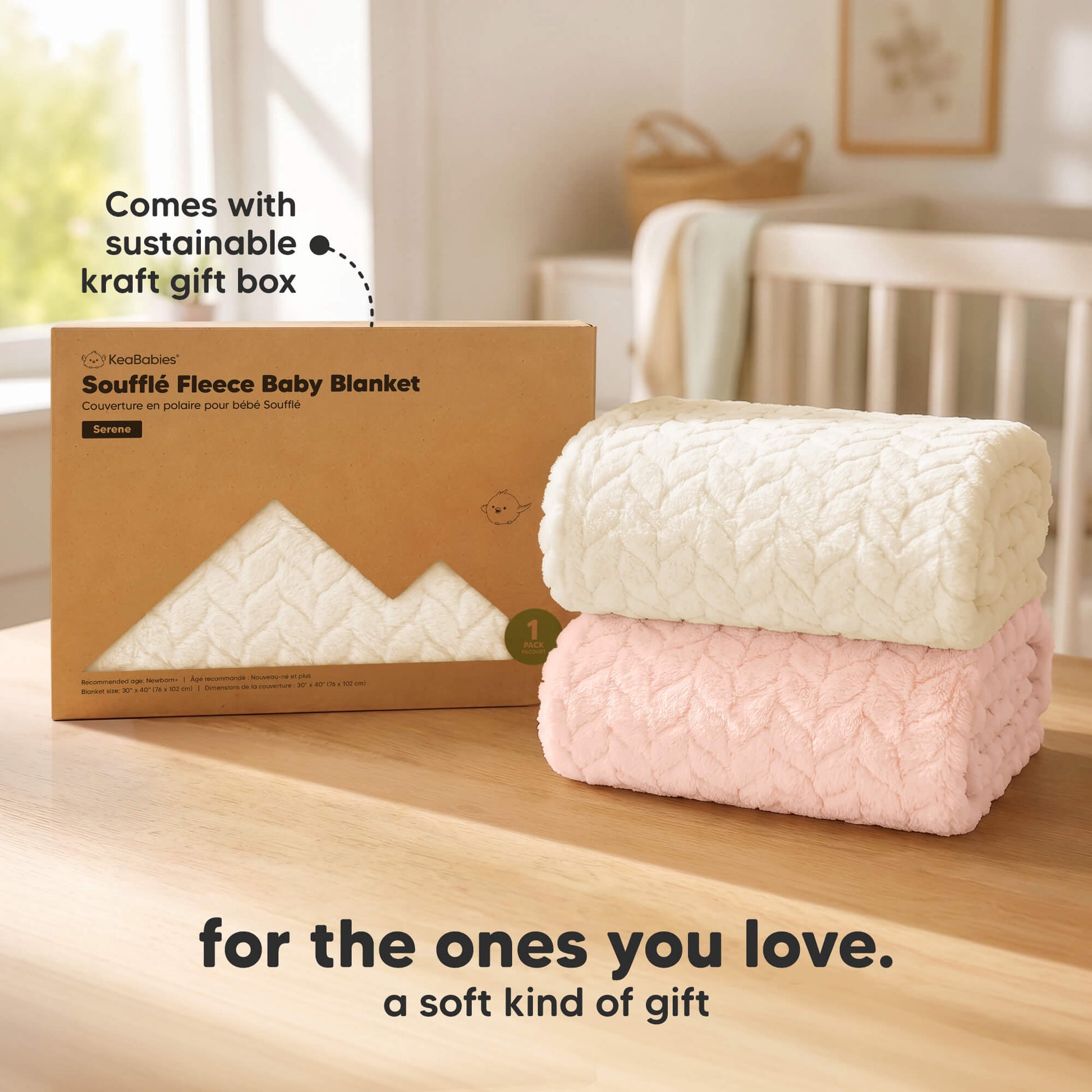 for the ones you love - a soft kind of gift (Comes with sustainable kraft gift box) 33526834692282
