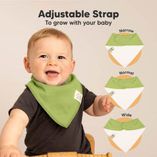 Load image into Gallery viewer, 10-Pack Organic Bandana Bibs (Brave)
