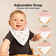 Load image into Gallery viewer, 10-Pack Organic Bandana Bibs (Marine Muse)
