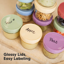 Load image into Gallery viewer, Prep Jars Baby Food Storage Glass Containers
