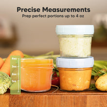 Load image into Gallery viewer, 6-Pack Prep Jars Food Glass Containers

