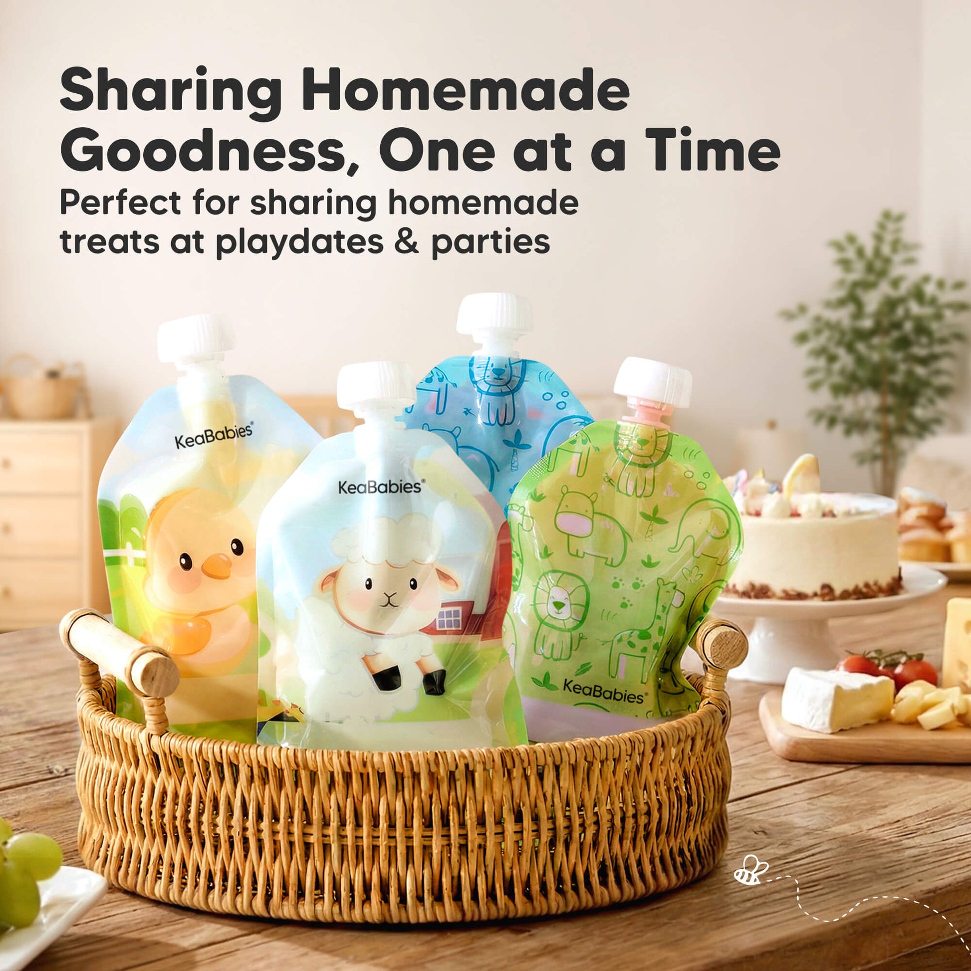 Sharing Homemade Goodness, One at a Time - Perfect for sharing homemade treats at playdates & parties 31872274956474