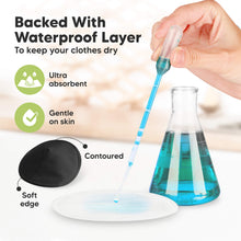 Load image into Gallery viewer, Backed With Waterproof Layer - To keep your clothes dry. Ultra absorbent, Gentle on skin, Has Contoured, Soft edge
