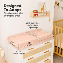 Load image into Gallery viewer, 2-Pack Isla Changing Pad Covers (Butterflies)
