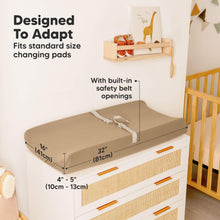 Load image into Gallery viewer, 2-Pack Isla Changing Pad Covers (Pecan)

