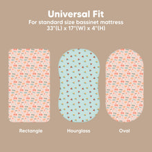 Load image into Gallery viewer, 2-Pack Isla Fitted Bassinet Sheets (Beach Day)
