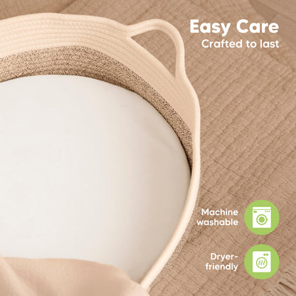 Easy care, machine washable and dryer-friendly.
 26292406124730