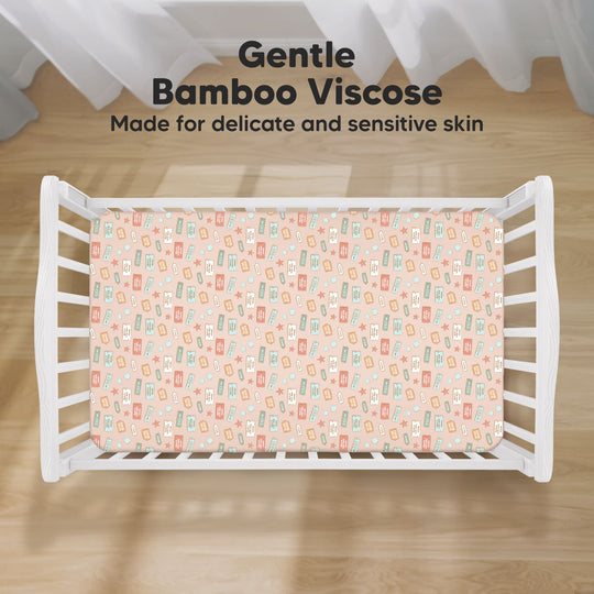 Isla Fitted Crib Sheets (Beach Day)