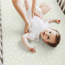 Load image into Gallery viewer, Isla Fitted Crib Sheets (Lune Mystic)
