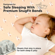 Load image into Gallery viewer, Isla Fitted Mini Crib Sheets (Lune Mystic)
