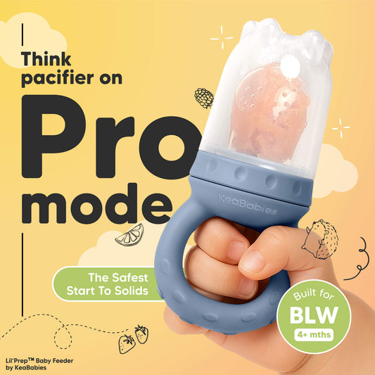 Think pacifier on pro mode, baby food feeder designed for the safest start to solids with baby-led weaning from 4 months.
-on-hover