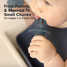 Load image into Gallery viewer, 2-Sets Lil’ Prep Baby Fork &amp; Spoon (Rocky)
