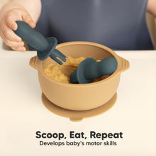 Load image into Gallery viewer, 2-Sets Lil’ Prep Baby Fork &amp; Spoon (Rocky)
