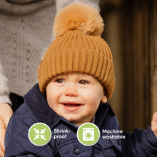 Load image into Gallery viewer, 2-Pack Pom Knitted Beanie (Cloud)
