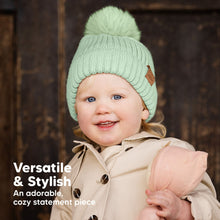 Load image into Gallery viewer, 2-Pack Pom Knitted Beanie (Macaron)
