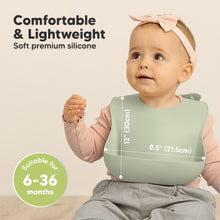 Load image into Gallery viewer, 2-Pack Prep Silicone Bibs (Macaron)
