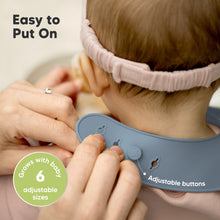 Load image into Gallery viewer, 2-Pack Prep Silicone Bibs (Ocean)
