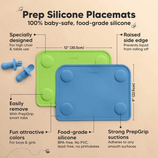 2-Pack Prep Silicone Placemats (Kea)