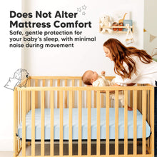 Load image into Gallery viewer, 2-Pack Quin Protect+ Waterproof Crib Mattress Protector (Glacier)

