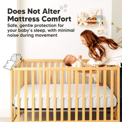 Does not alter mattress comfort while providing safe and gentle sleep protection.
 29129313517754