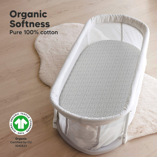 2-Pack Soothe Fitted Bassinet Sheets (Nordic)