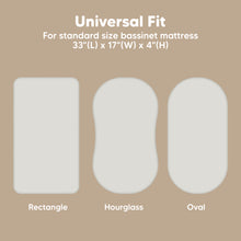 Load image into Gallery viewer, 2-Pack Soothe Fitted Bassinet Sheets (Sage)
