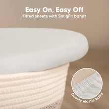 Load image into Gallery viewer, 2-Pack Soothe Fitted Bassinet Sheets (Sage)
