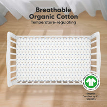 Load image into Gallery viewer, Soothe Fitted Crib Sheet (Cosmo)
