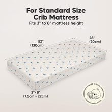 Load image into Gallery viewer, Soothe Fitted Crib Sheet (Cosmo)
