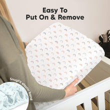 Load image into Gallery viewer, Soothe Fitted Crib Sheet (Cosmo)
