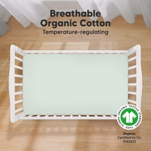 Load image into Gallery viewer, Soothe Fitted Crib Sheet (Cove)
