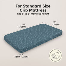 Load image into Gallery viewer, Soothe Fitted Crib Sheet (Dragon Tale)
