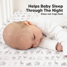 Load image into Gallery viewer, Soothe Fitted Crib Sheet (Savannah)
