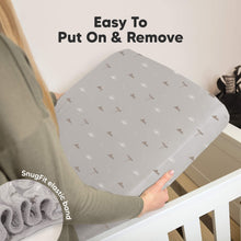Load image into Gallery viewer, Soothe Fitted Crib Sheet (Savannah)

