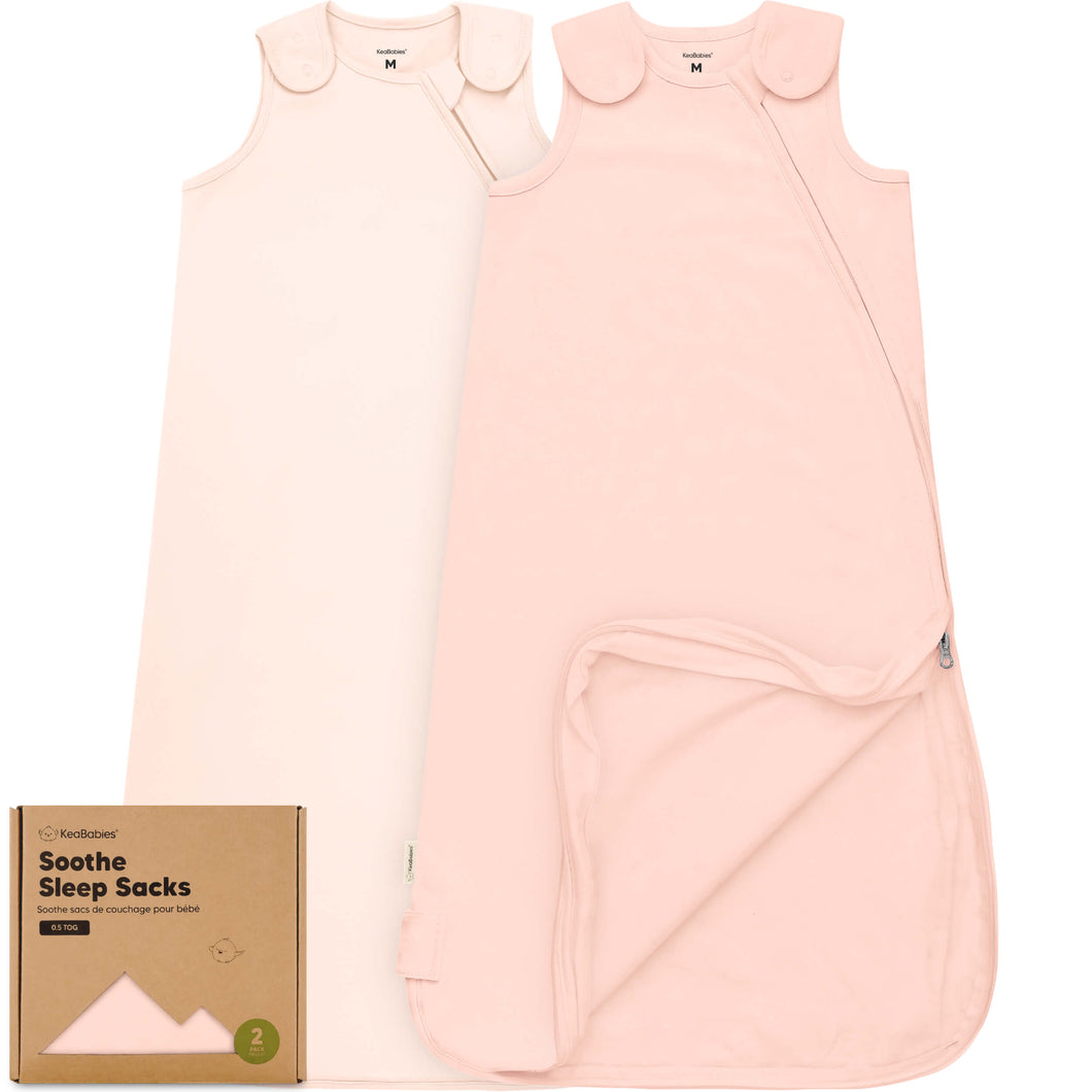 2-Pack Soothe Sleep Sacks (Mist Rose)