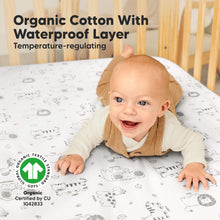 Load image into Gallery viewer, 2-Pack Soothe [Protect+] Waterproof Crib Sheets (KeaSafari)
