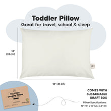 Load image into Gallery viewer, 2-Pack Toddler Pillows Without Pillowcase (Pearl Gray)
