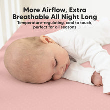 Load image into Gallery viewer, 2-Pack Aereo Fitted Crib Sheets (Rose)
