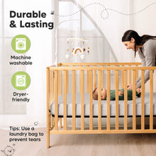 Load image into Gallery viewer, 2-Pack Aereo Fitted Crib Sheets (Sage)
