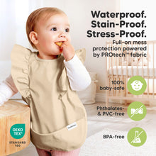 Load image into Gallery viewer, 2-Pack Fae Frills Waterproof Bibs (Terracotta）
