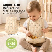 Load image into Gallery viewer, 2-Pack Fae Mod Waterproof Bibs (Pets &amp; Paws)
