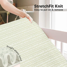 Load image into Gallery viewer, Isla Fitted Crib Sheets (Fleur)
