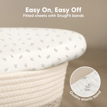 Load image into Gallery viewer, 2-Pack Isla Fitted Bassinet Sheets (Herb)
