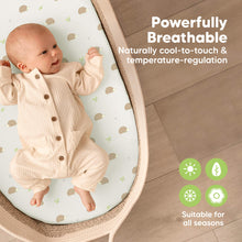 Load image into Gallery viewer, 2-Pack Isla Fitted Bassinet Sheets (Nibbles/Bruce)
