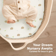 Load image into Gallery viewer, 2-Pack Isla Fitted Bassinet Sheets (Nibbles/Bruce)

