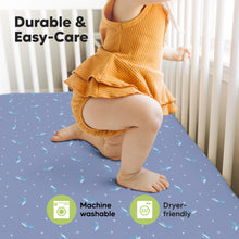 Load image into Gallery viewer, Isla Fitted Crib Sheets (Marine Muse)
