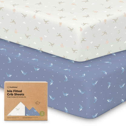 Isla Fitted Crib Sheets 28357033722042