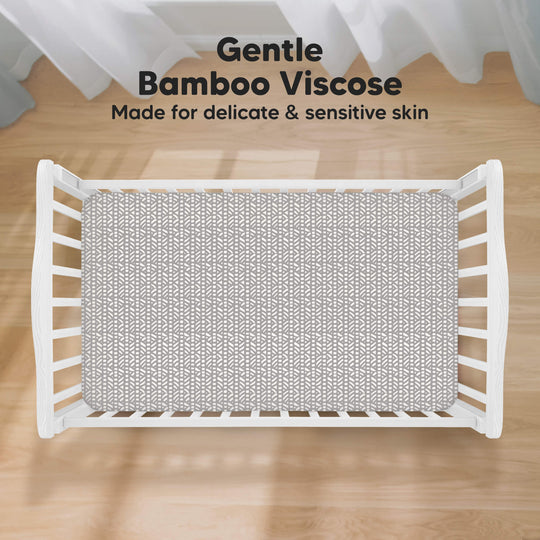 Isla Fitted Crib Sheets (Nordic)