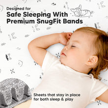 Load image into Gallery viewer, Isla Fitted Mini Crib Sheets (Nordic)
